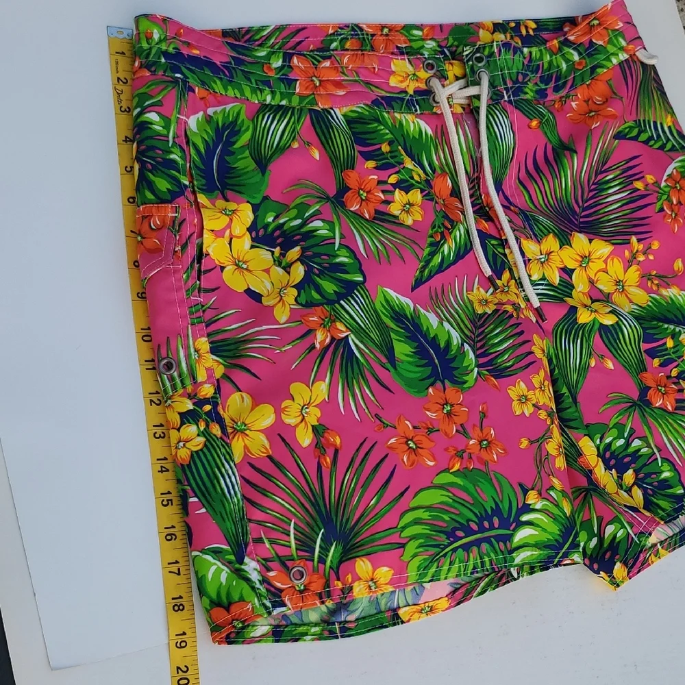 Polo Ralph Lauren Pink Floral Board Shorts Size 38